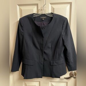 Ann Taylor jacket/blazer, black, fitted